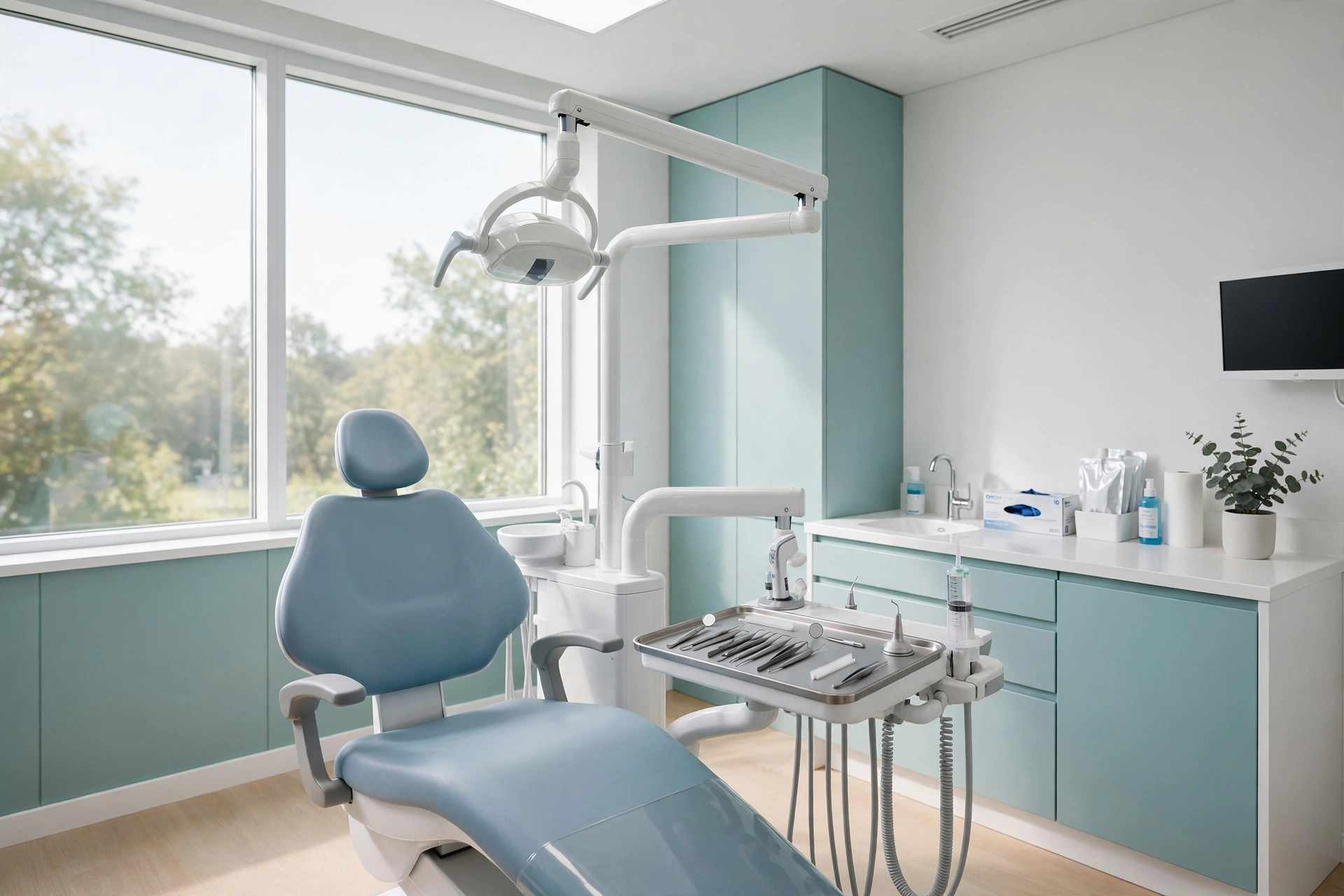 Modern dental treatment room