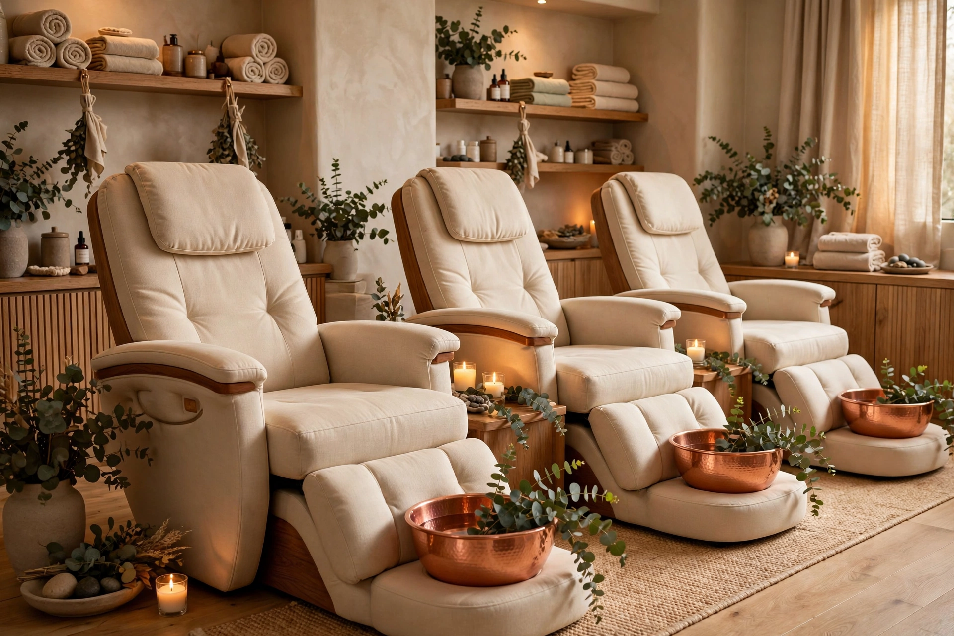 Spa pedicure lounge