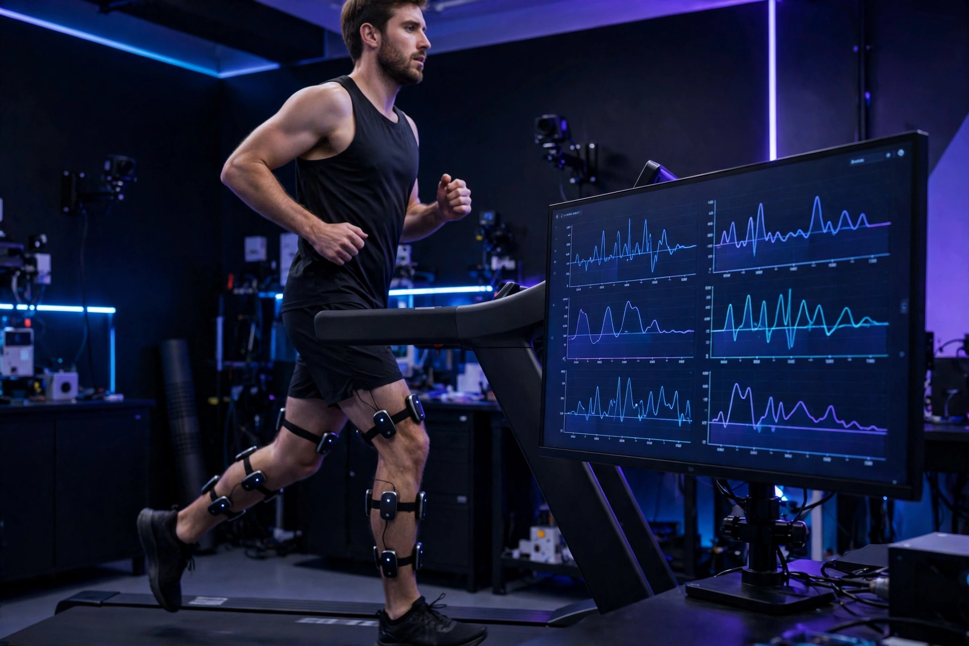 Sensor-based movement analysis on a treadmill