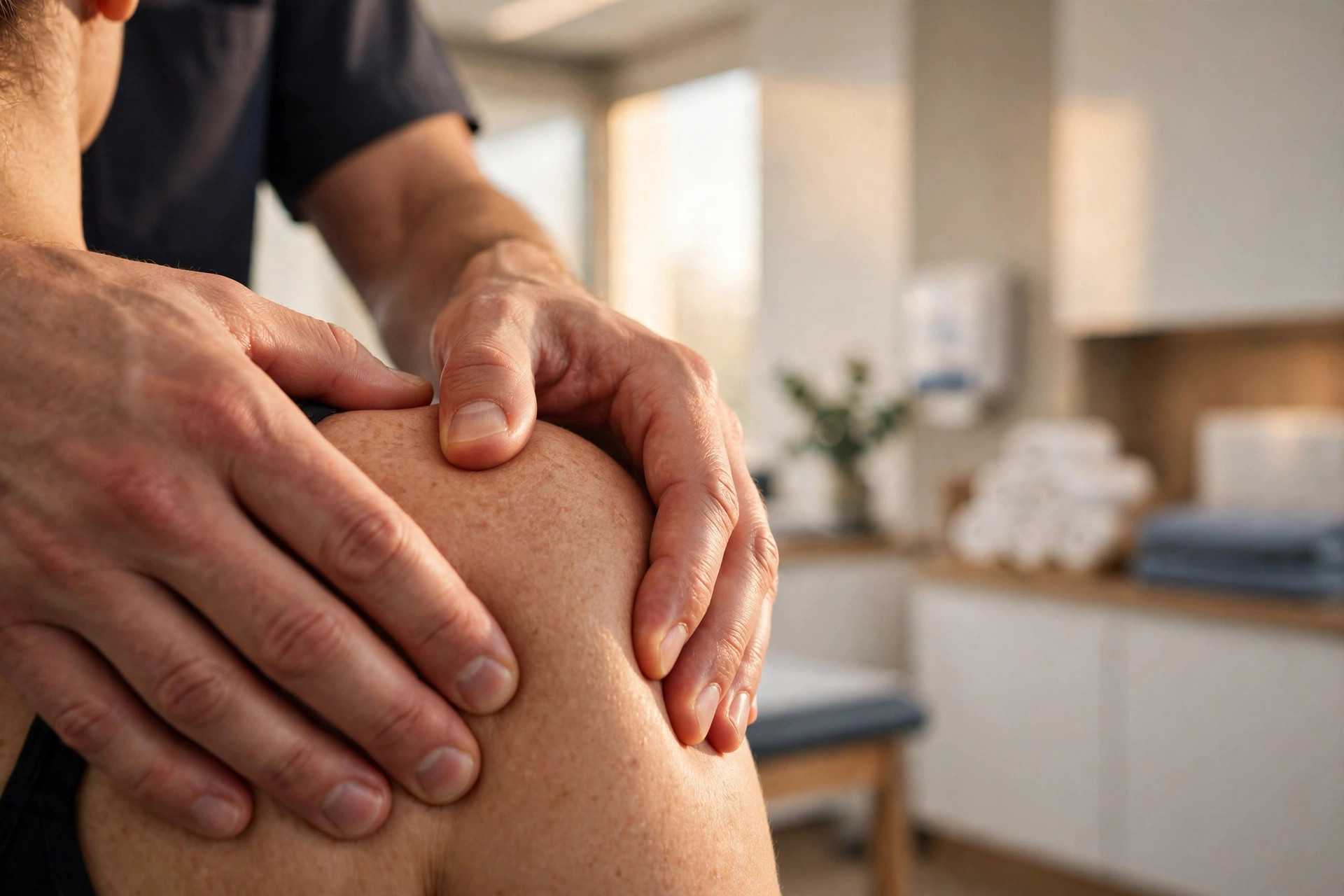 Hands-on manual therapy session