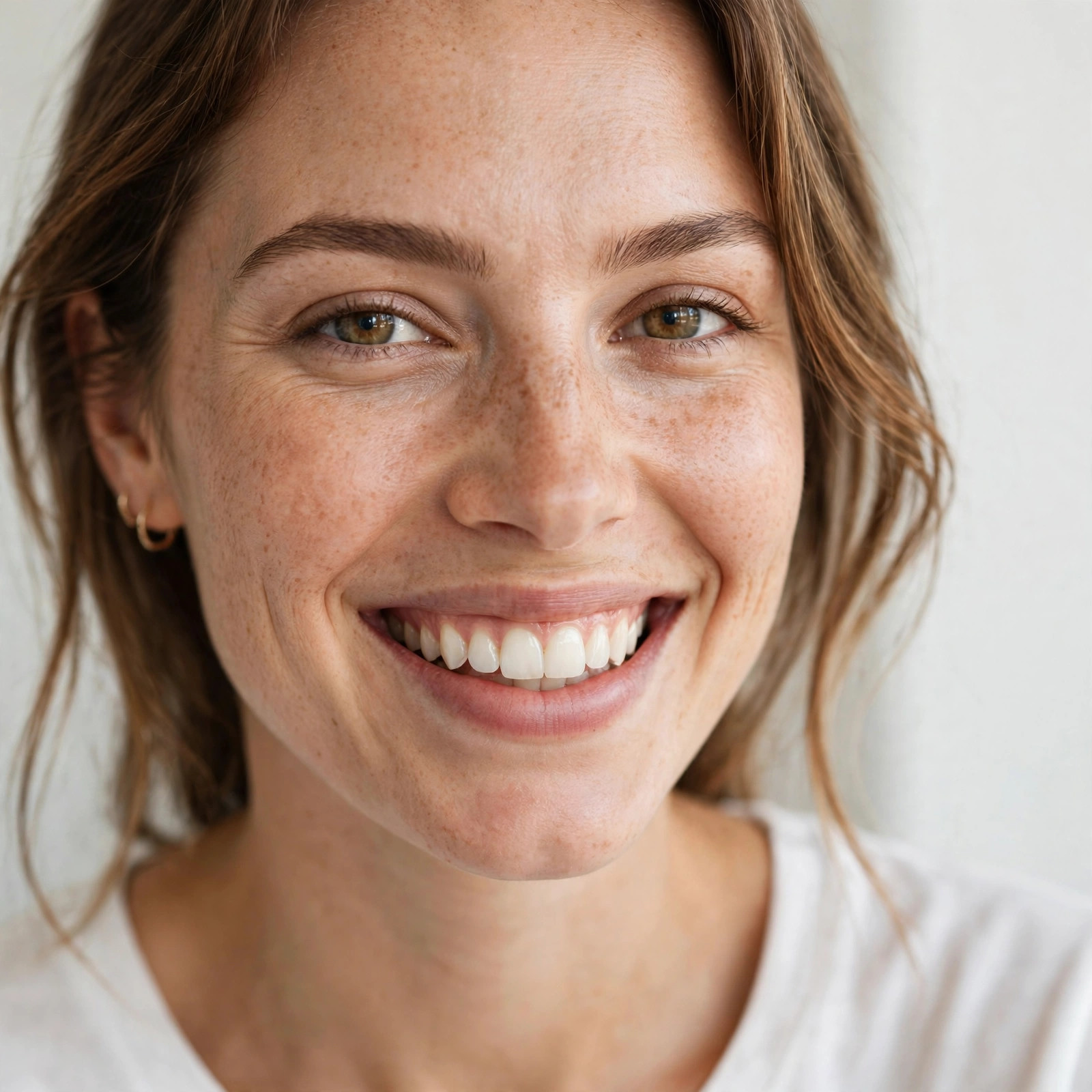 Confident healthy smile concept