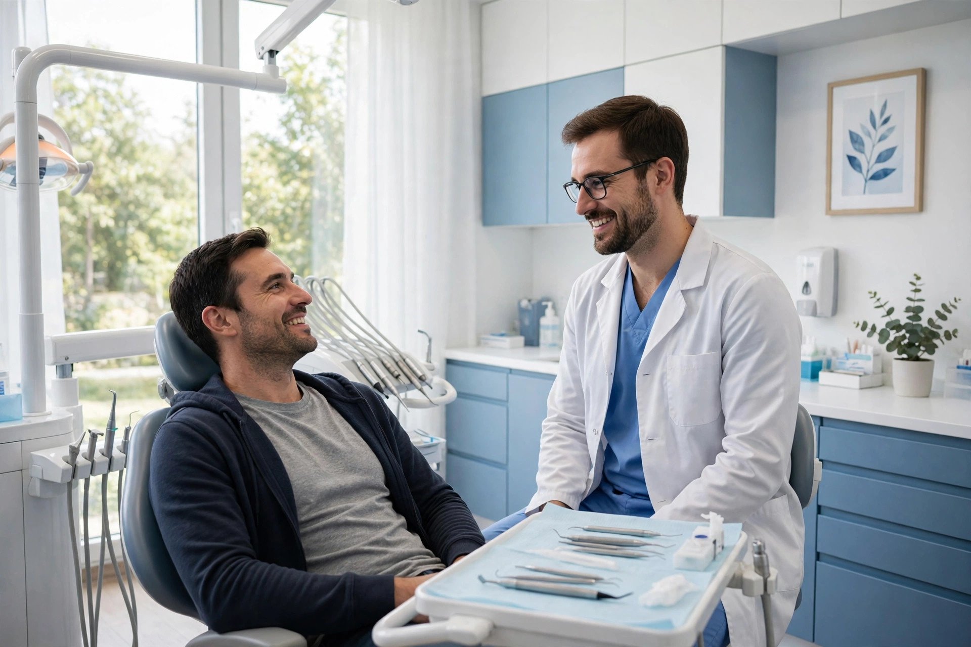 Modern dental treatment room concept